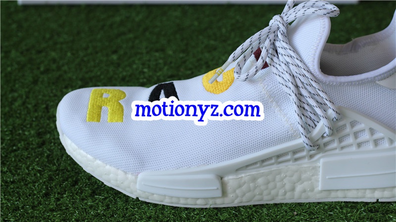 Real Boost Adidas NMD Human Race Colorful Sample